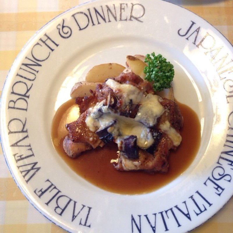 鶏のチーズ焼き(Piatto del Giorno)