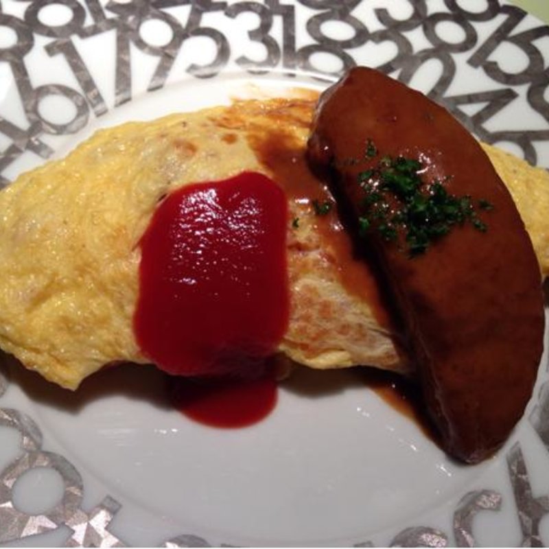 オムライス(東京銀座フォアグラ)