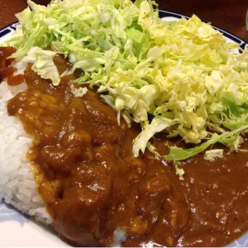 インド＋生たま＋キャベツ大盛り(マーブル)