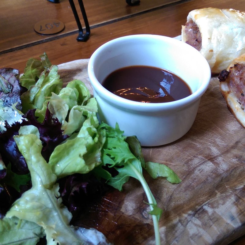 homemade sausage roll of the day(stanmer house)