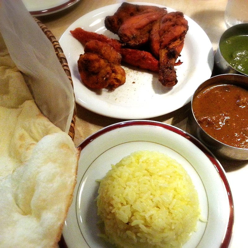 カレーアンドタンドリーミックスセットランチ(アナモル)