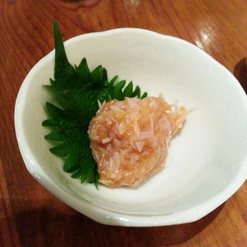 軟骨梅肉和え(ほの字 恵比寿店)