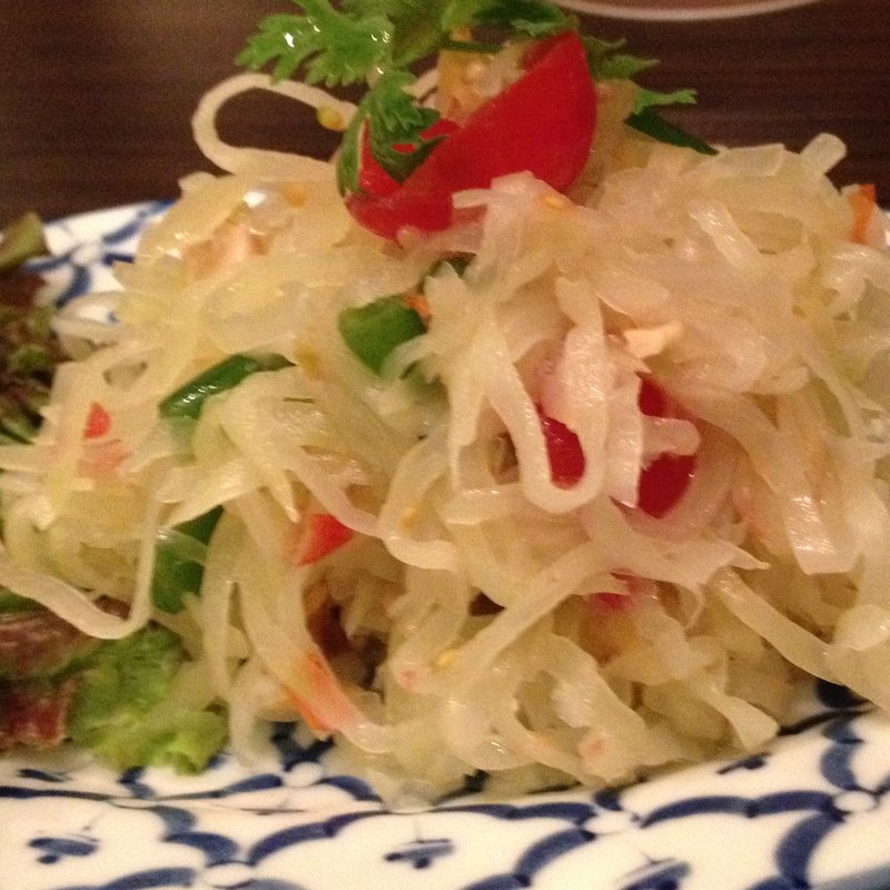 ソムタム(青パパイヤのサラダ) (アジアンテイブル　あべのハルカスダイニング)