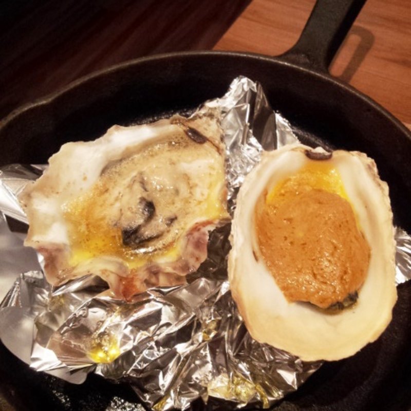 牡蠣　ウニバター焼き(ジャックポット　みなとみらい)