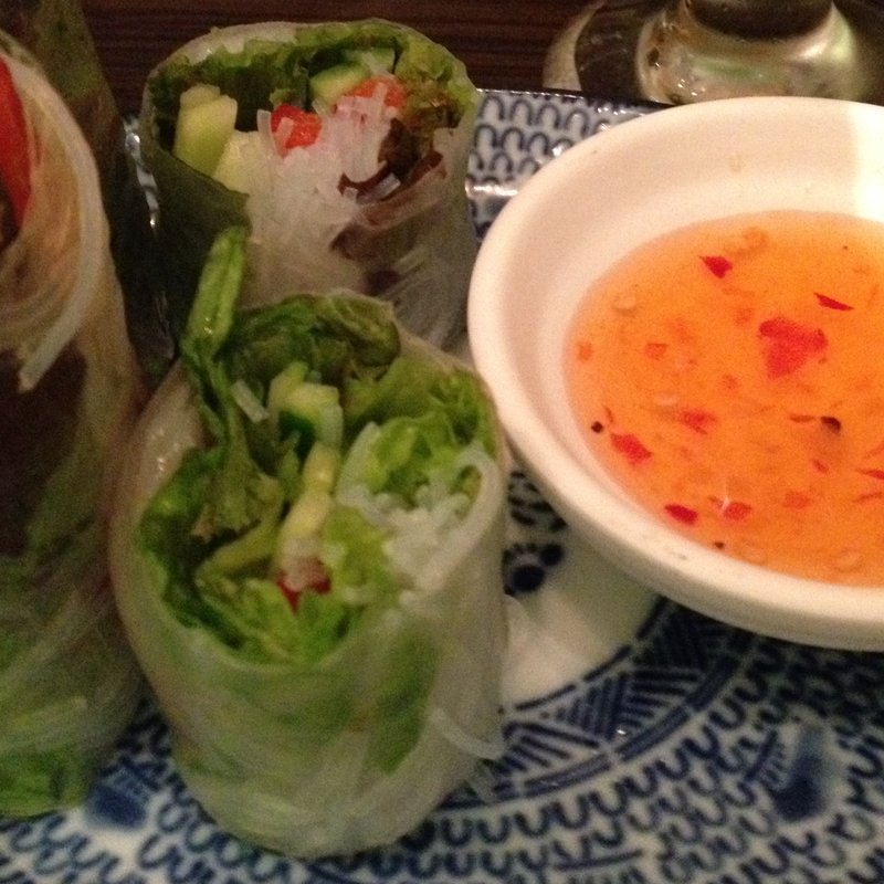 タイ風 海老生春巻き (アジアンテイブル　あべのハルカスダイニング)