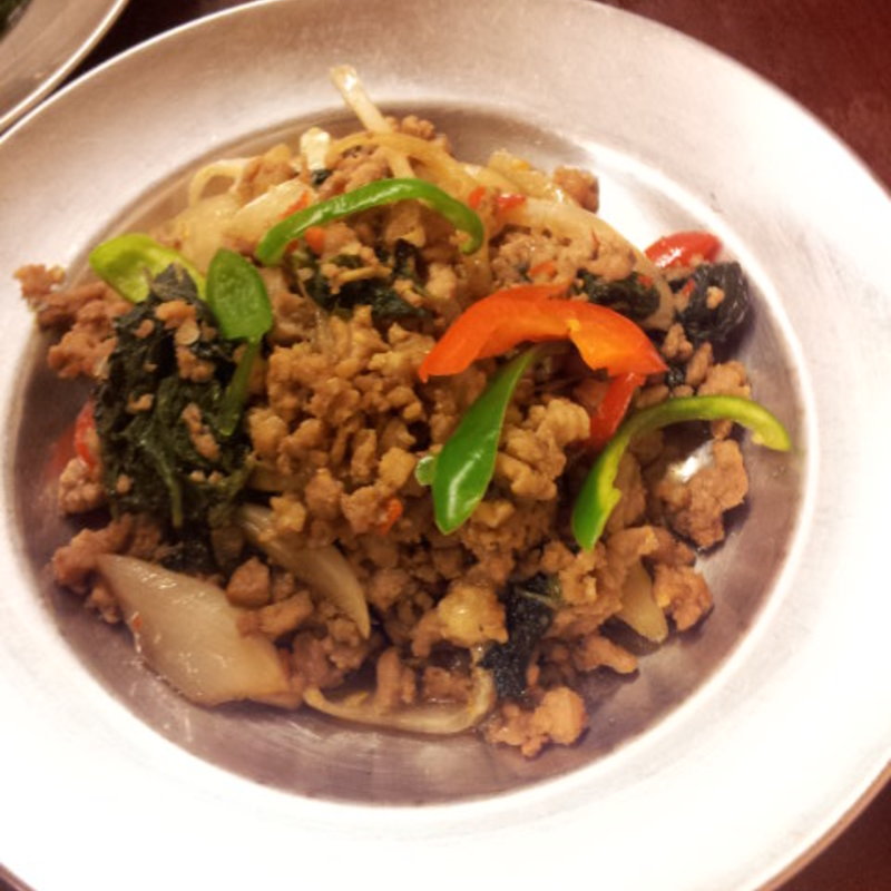 ムー・パッ・ガパオ(あろいなたべた 有楽町)