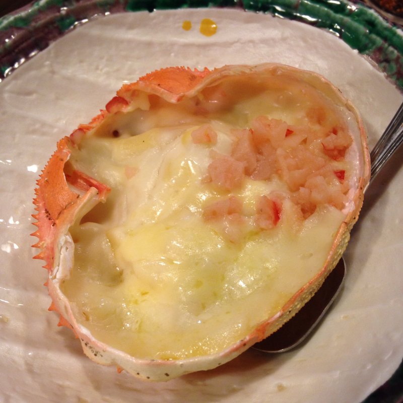 蟹甲羅グラタン風(たぬき)