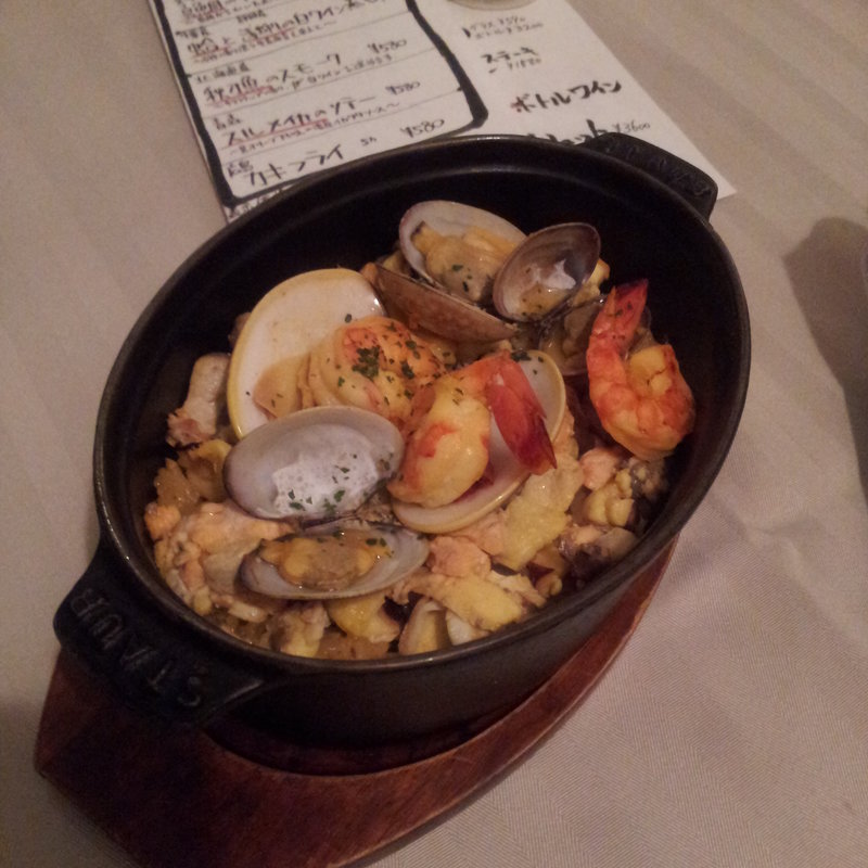 シーフードパエリア(びすとろ UOKIN はなれ )