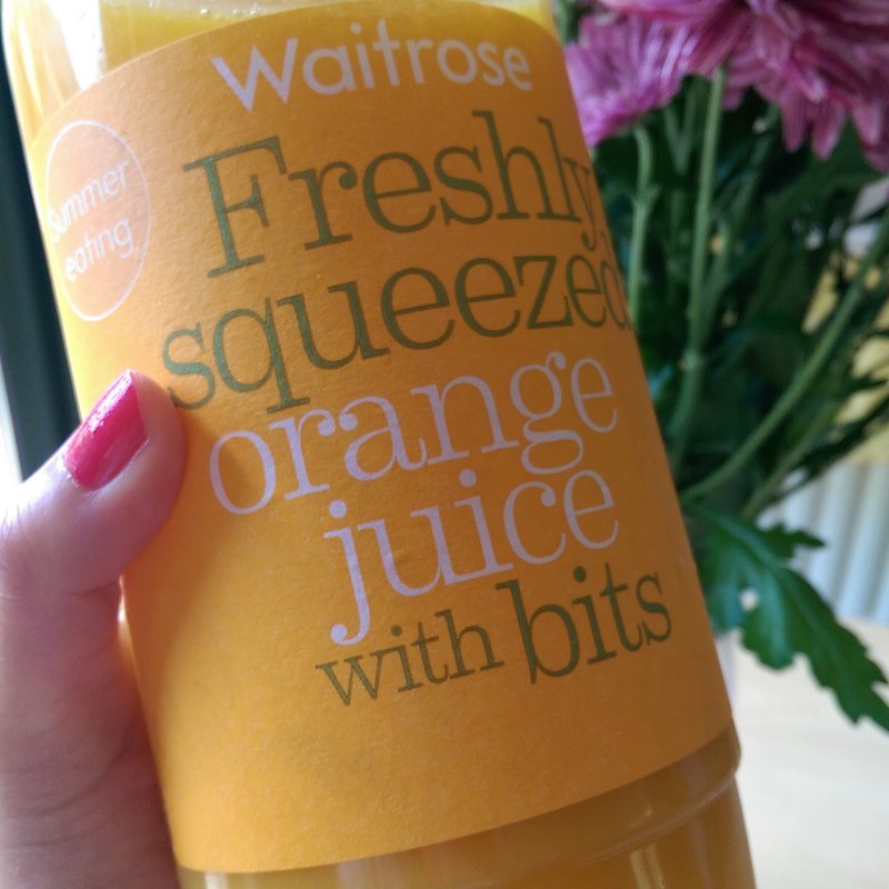 freshly squeezed orange juice(Waitrose)