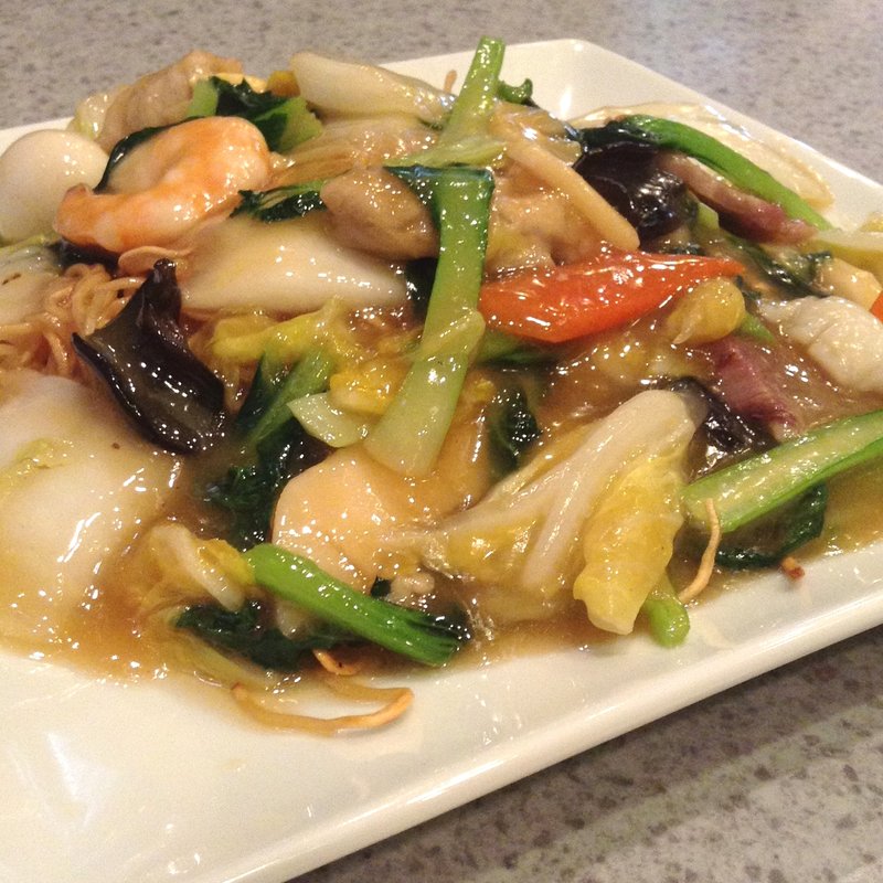 五目あんかけ焼きそば(一楽 （イチラク）)