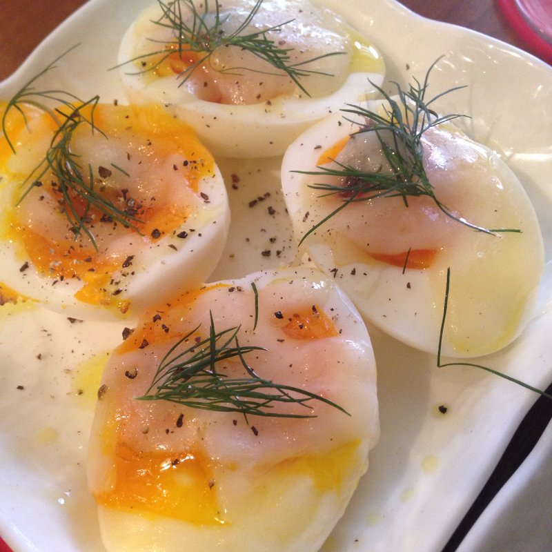 半熟たまごアンチョビ(オステリア ヨシ （osteria YOSHI）)