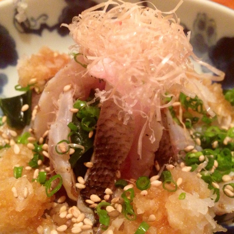 かますのおろしポン酢(すし屋魚真 下北沢店 （すしやうおしん）)