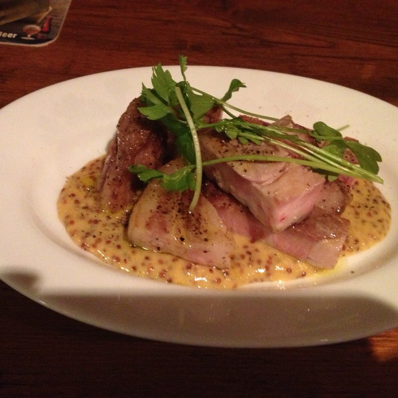 イベリコ豚のマスタードソース和え(プチコニシ)