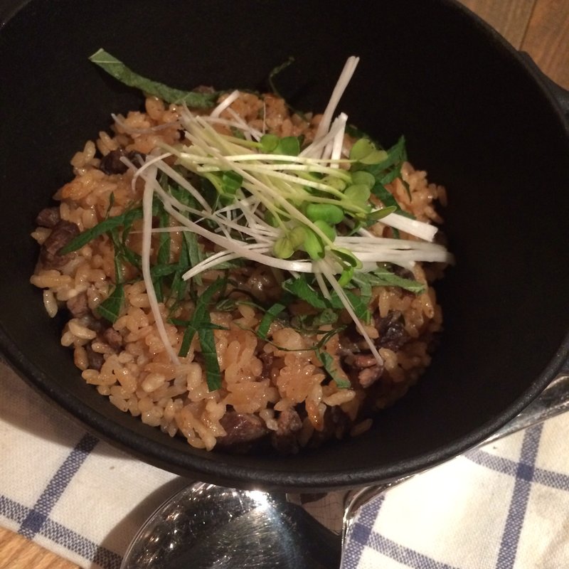 熟成和牛の炊込みご飯(熟成和牛ステーキグリルド エイジング・ビーフ 横浜店)