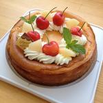 ベイクドチーズケーキ（お誕生日ケーキ）(Ｅ sweets)