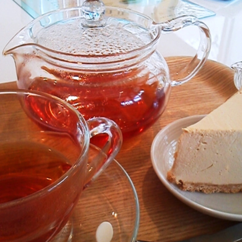 川根紅茶のチーズケーキセット(レン)