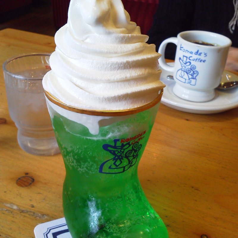 クリームソーダ(コメダ珈琲店 三河安城店 )