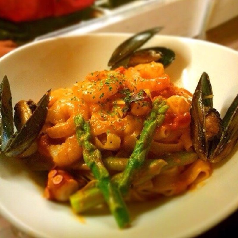 魚介たっぷりペスカトーレ(Italianバル HOME笹塚 （ホーム ササヅカ）)