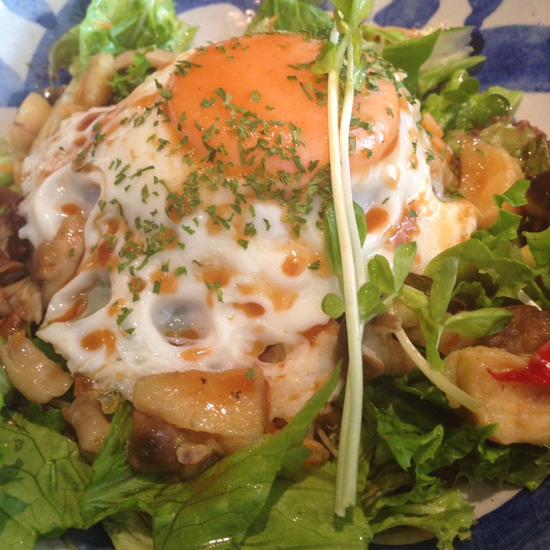 らんちょす風ロコモコ丼セット(らんちょす)