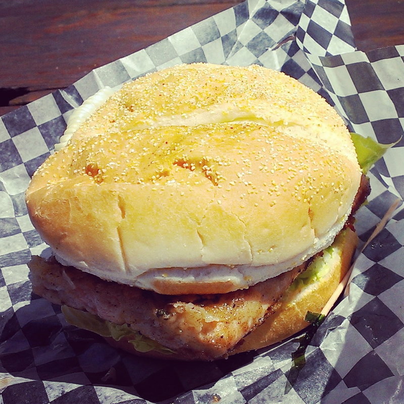 Salmon Burger(The Village Burgery)