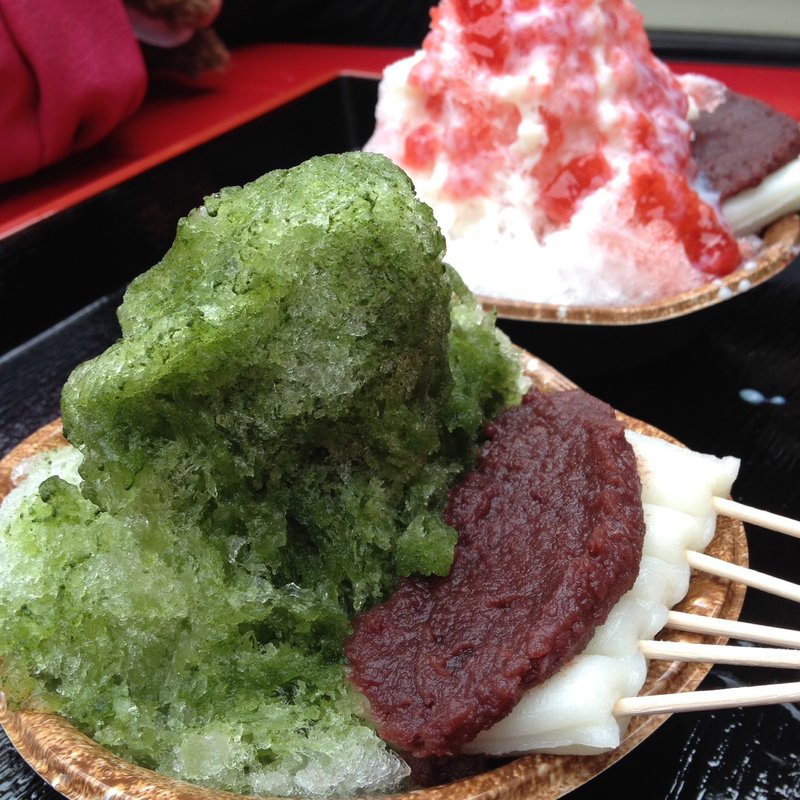 厄除け氷抹茶(厄除観音法多山尊永寺)