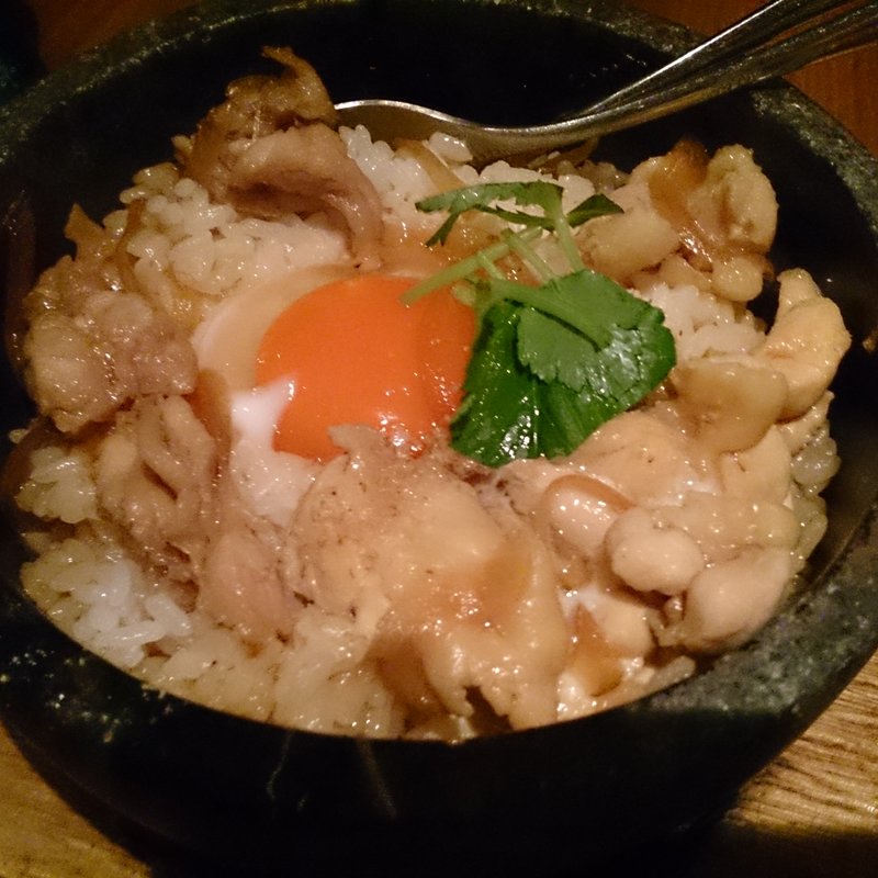石焼き軍鶏親子丼(軍鶏郭茶寮)