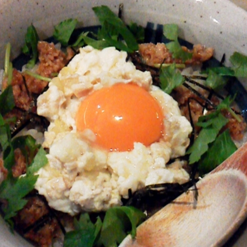 そぼろごはん (炭火焼淳晴 （あっぱれ）)