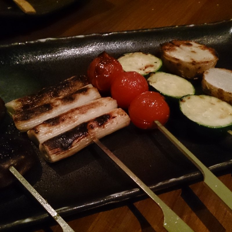 野菜焼き(軍鶏郭茶寮)