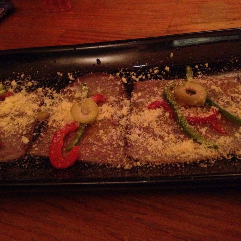 牛肉のカルパッチョ(CURRY BAR GAKU)