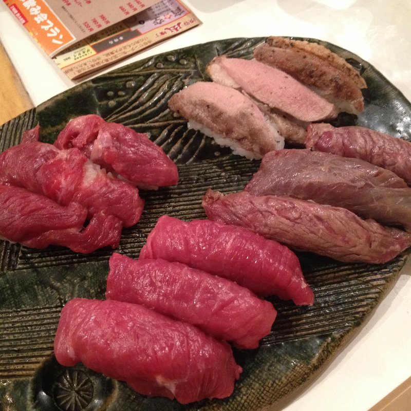 (渋谷肉横丁 肉寿司)