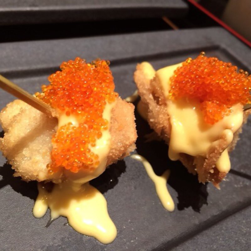 あわび茸の挟み揚げ(吟音)