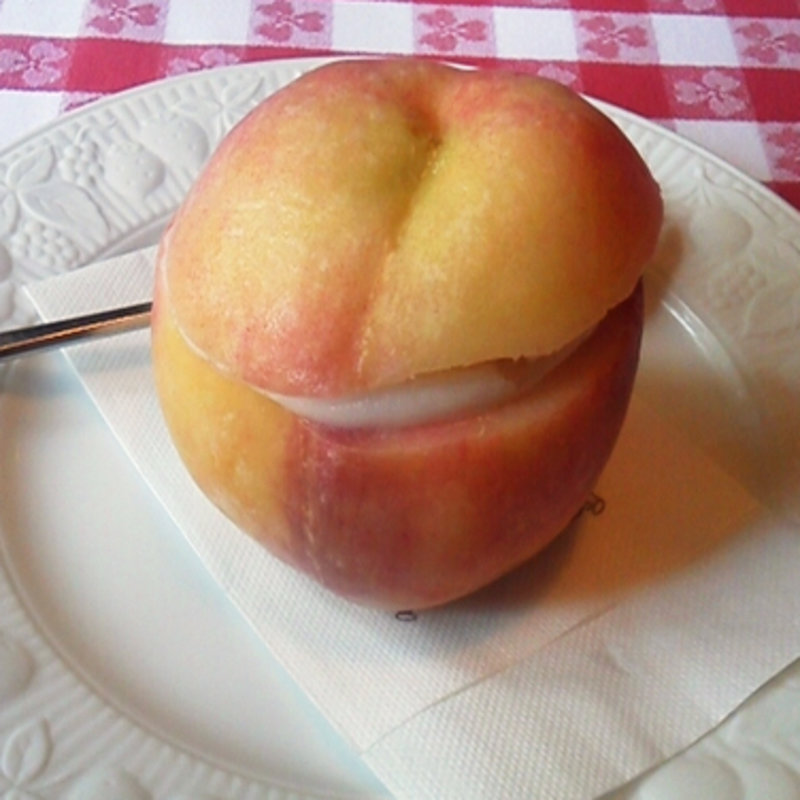 桃のアイス (ザ　カウボーイハウス )