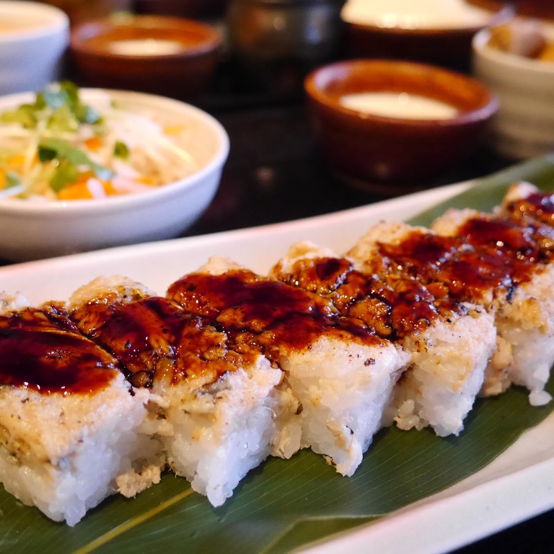 焼きあなご叩き寿司膳(とうふや )