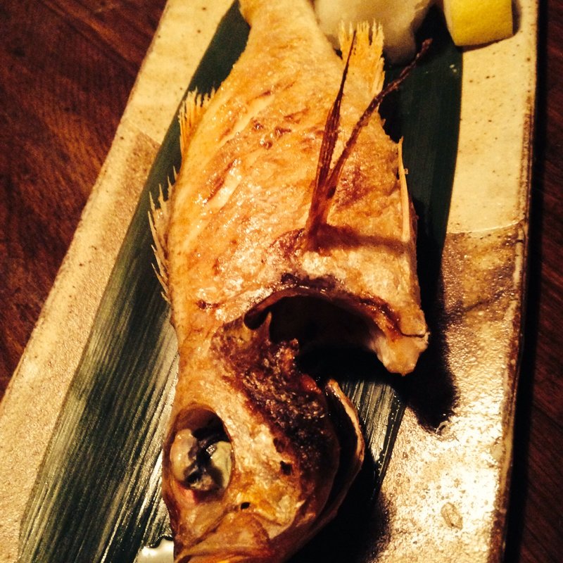 のどくろの岩塩焼き(古風 居酒屋 いぶき)