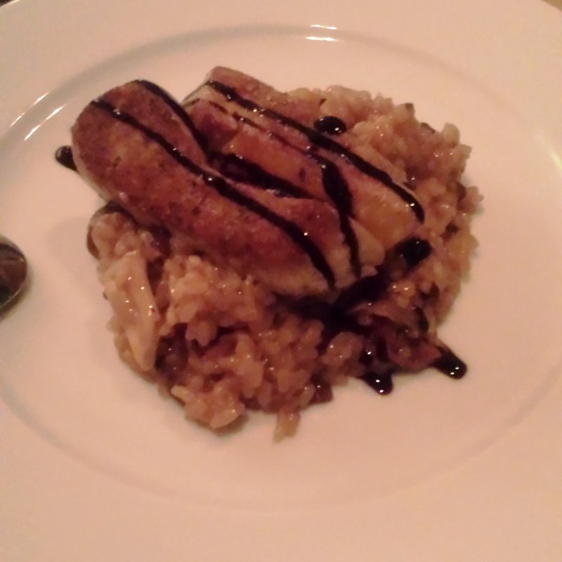 ポルチーニ茸とフォアグラのリゾット(PARK SIDE TABLES)