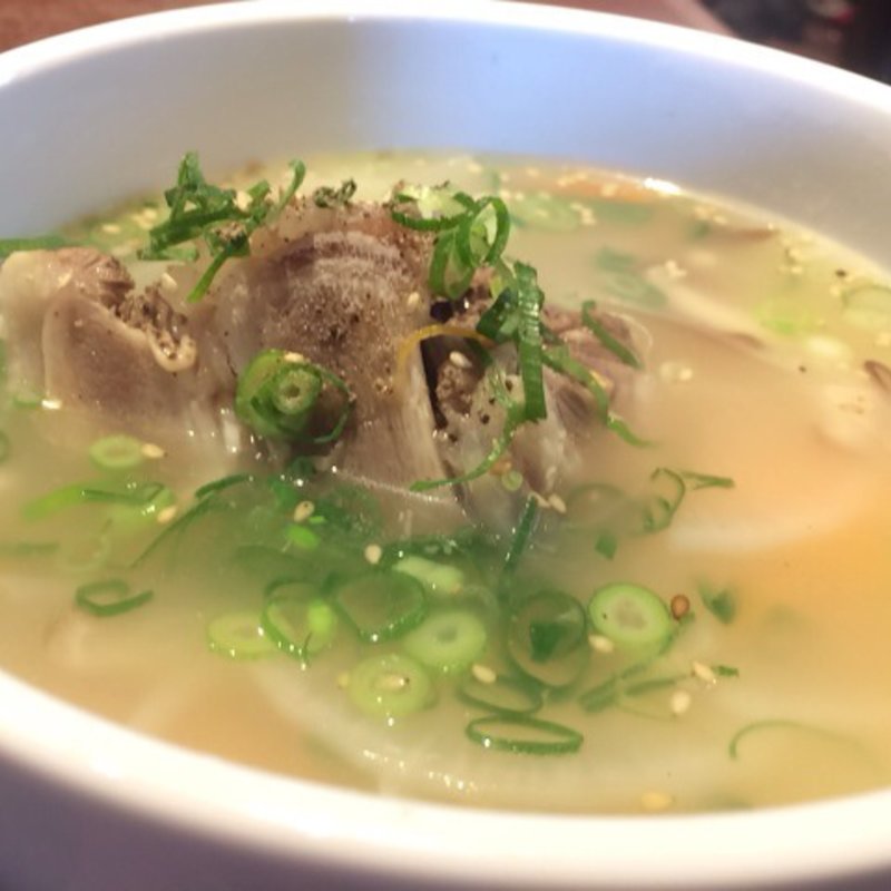 テールスープ定食(百済離宮)