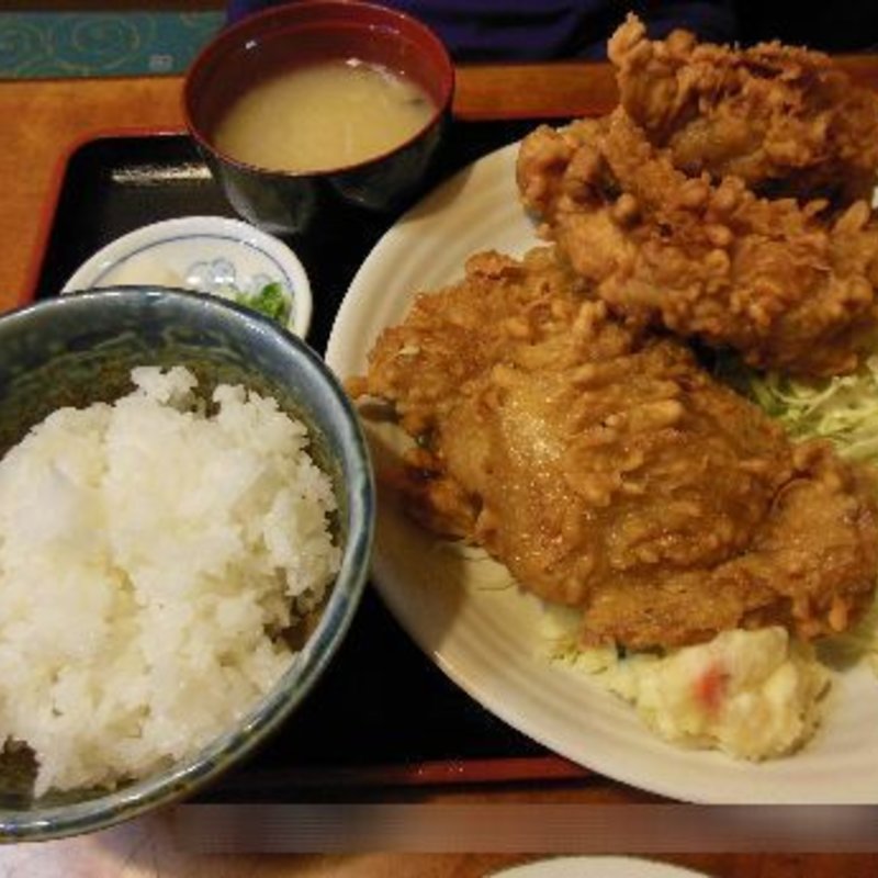 唐揚げ定食（中）(福味（ふくみ）)