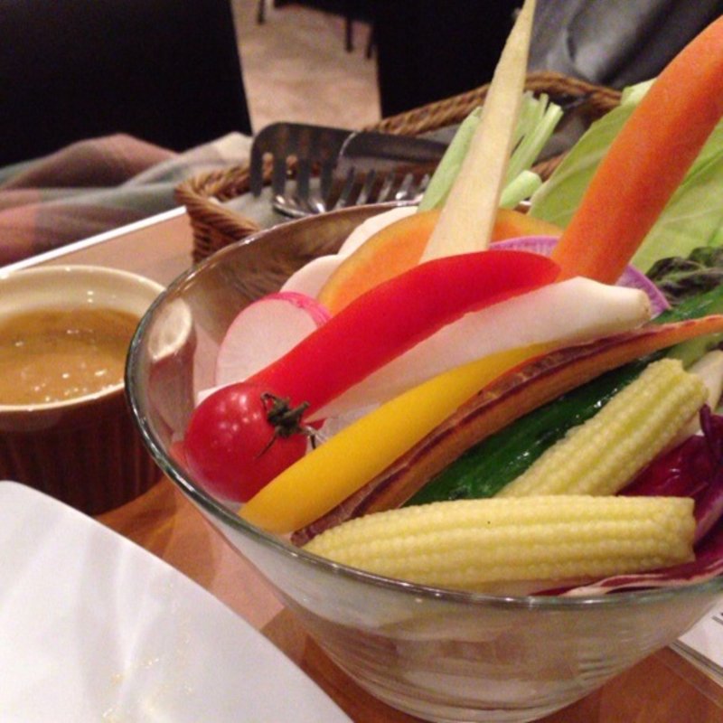 有機野菜のバーニャカウダ(アン・プルチーノ)