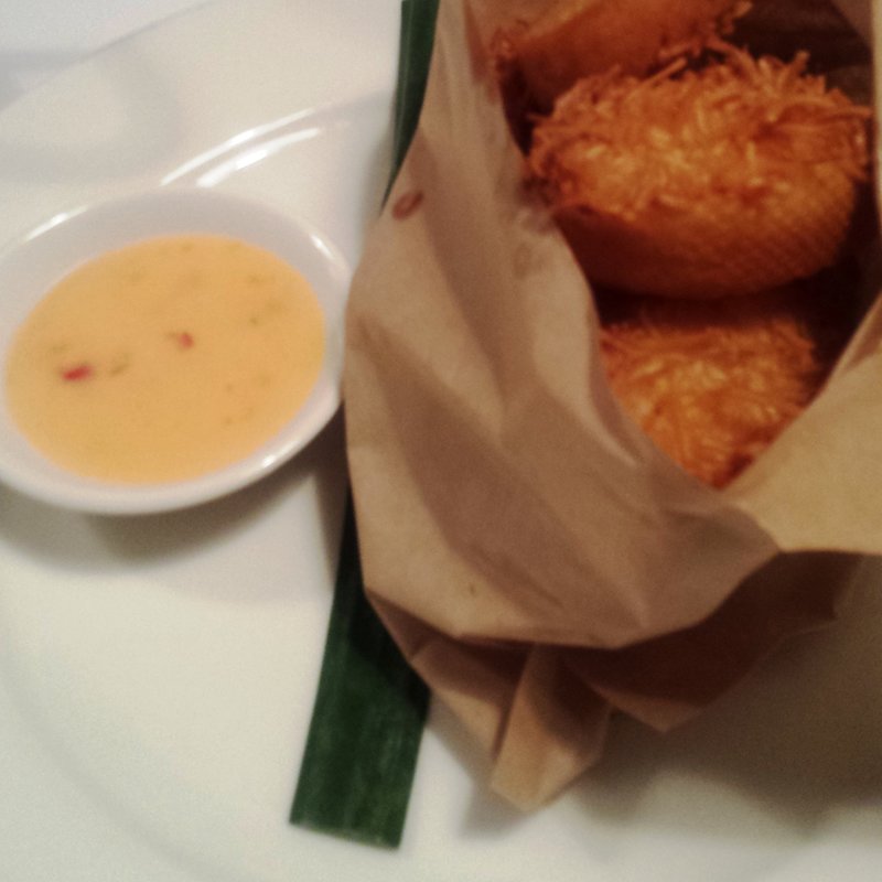 ココナッツシュリンプトースト(シンガポール・シーフード・リパブリック 銀座)