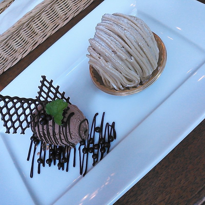 ケーキセット(ありあけ本館 ハーバーズムーン 本店)