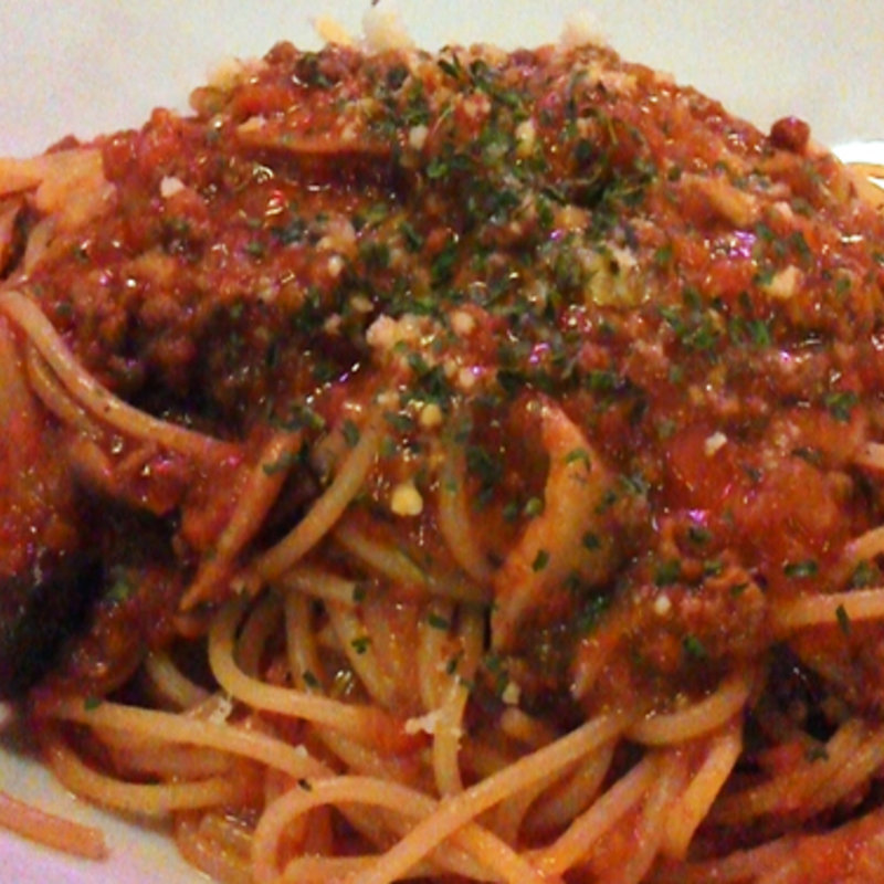 信州きのこのミートソース(グーギーズカフェ 千曲店 （googie's cafe）)