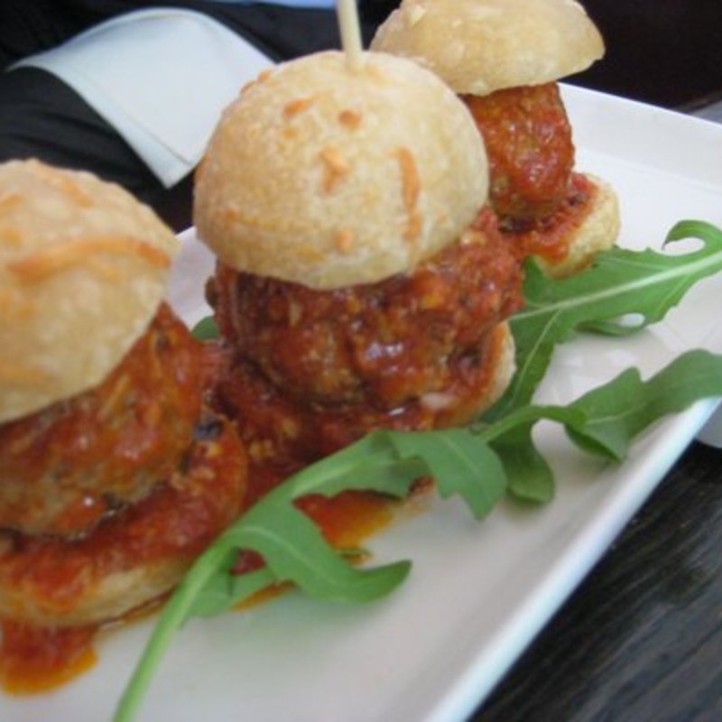 Meatball Sliders(The Little Owl)