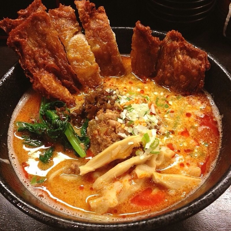 とんがら担々パーコー麺 大盛(○宿めんてんてん （まるじゅくめんてんてん）)