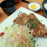 豚カルビ網焼き定食(四季食彩レストラン　おがたま)