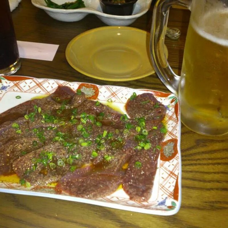 馬刺し(鉄板居酒屋白うさぎ)