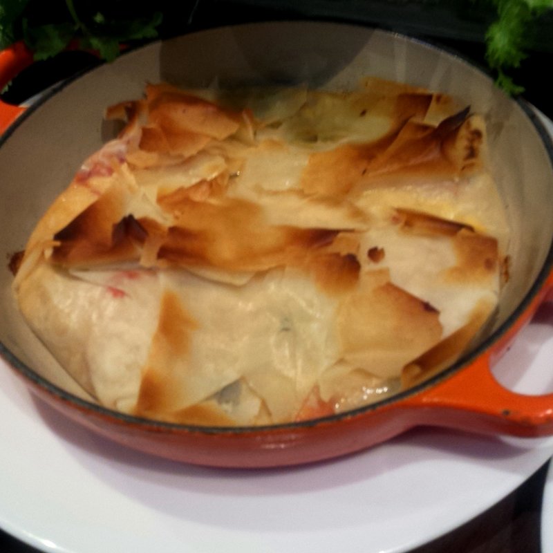 海の幸のパートフィロ包み(俺のフレンチTable Taku)