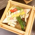 蒸し野菜(湧泉の宿　ゆあむ （【旧店名】御やどゆもと）)