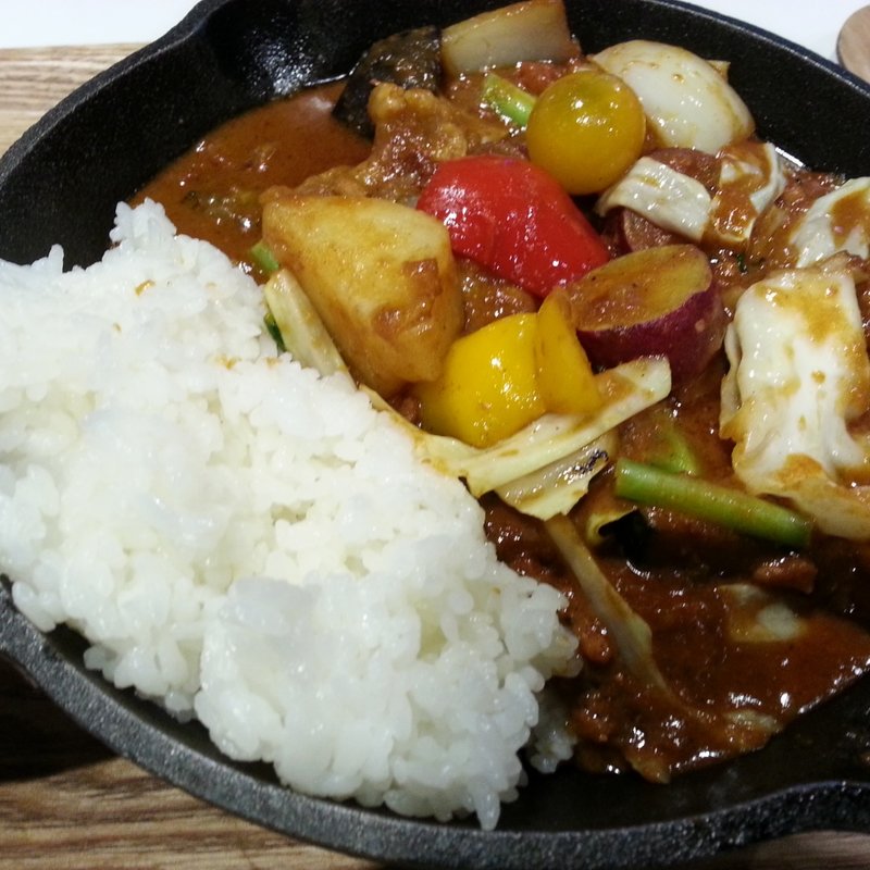 一日分の野菜カレー(野菜を食べるカレーcamp express イオンモール幕張新都心店)