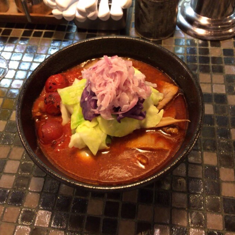 海老トマトラーメン全部のせ