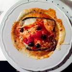 Aubergines - Eggsplants with mozzarella cheese(Osteria Giulietta e Romeo )